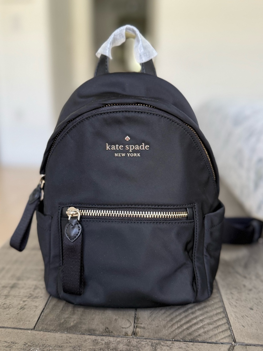 Kate Spade Chelsea Little Better Nylon Mini Black Backpack